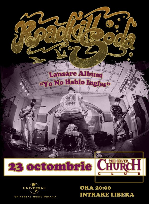 RoadkillSoda va lansa noul album intitulat „Yo No Hablo Ingles” in data de 23 octombrie